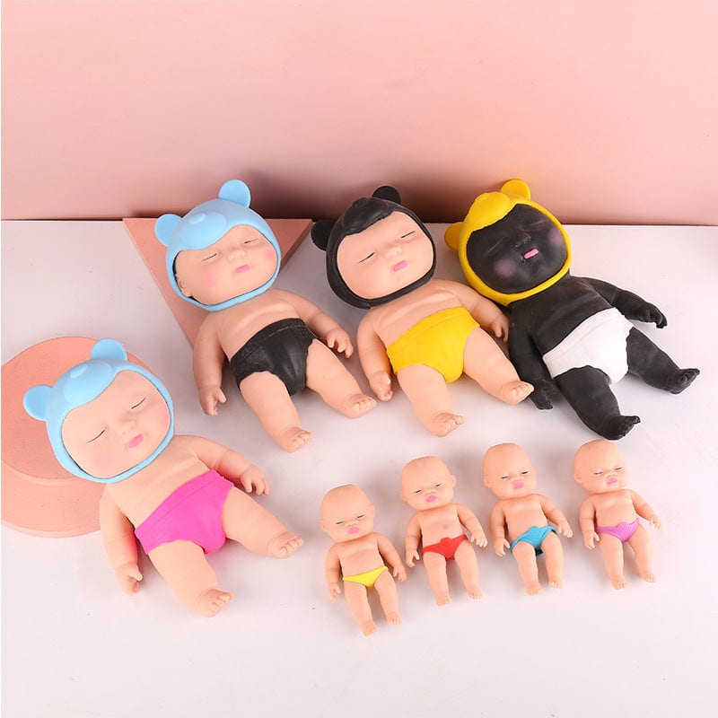 Funny Tricky Doll Soft Rubber Fidget Toy