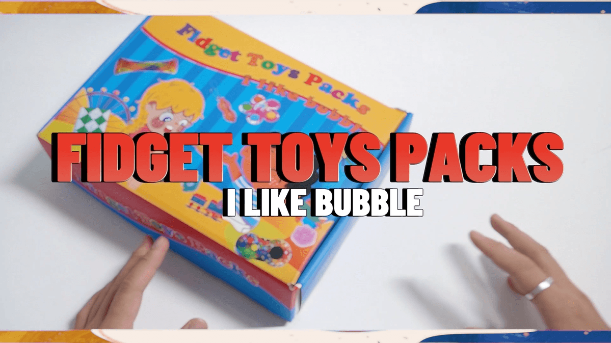 Load video: pop tube fidget toys pack