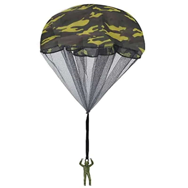Camouflage Hand Throwing Parachute Toy