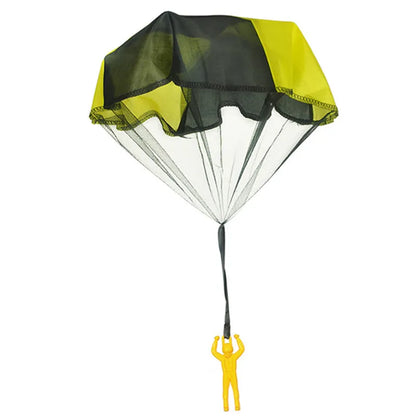 funny hand throwing parachute toy