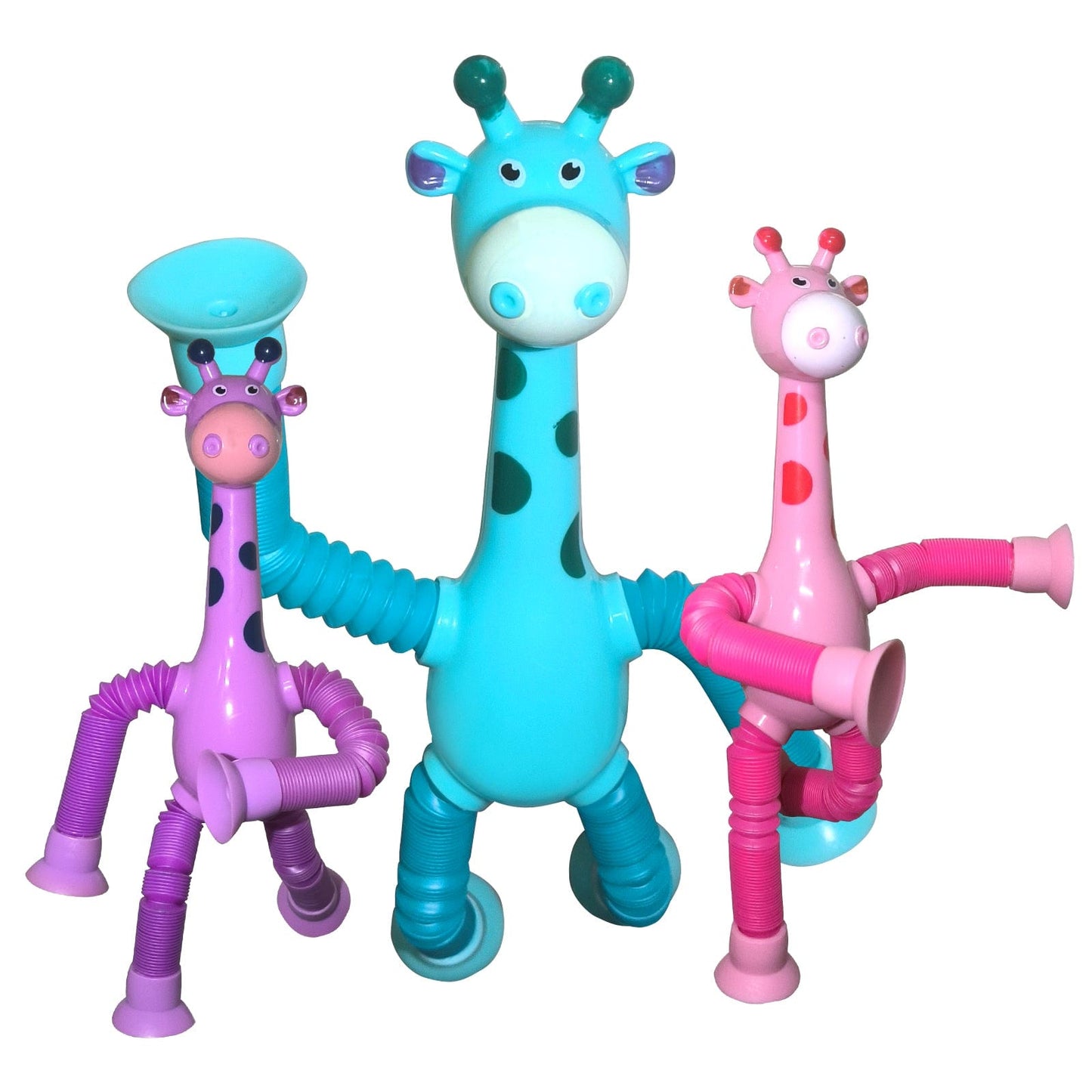 led telescopic giraffe toy
