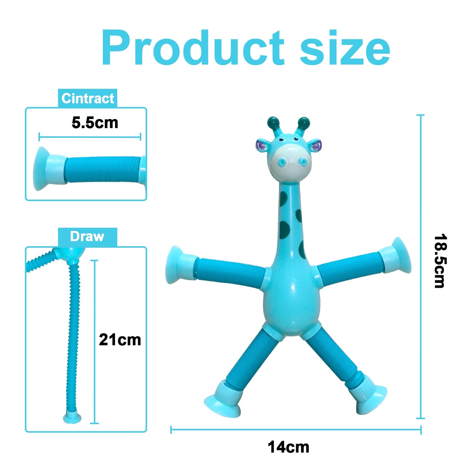 blue giraffe toy