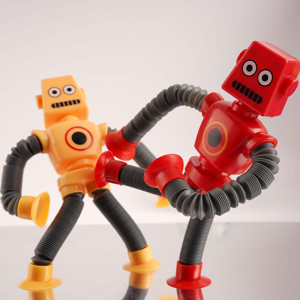 Red Robotics Fidget Tubes Toys